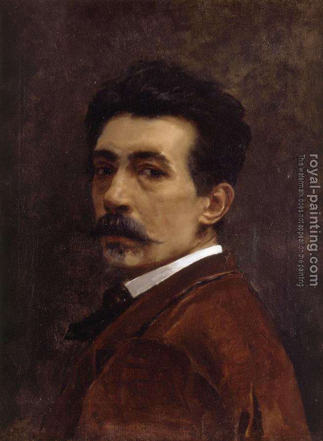 Juan Joaquin Agrasot : Self-portrait (Autorretrato)